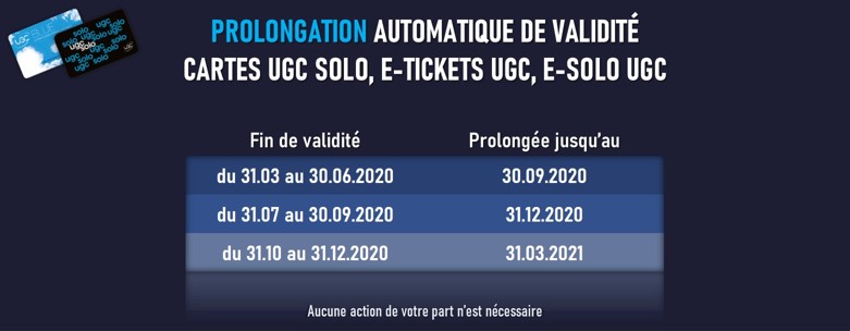 FERMETURE DE VOS CINÉMAS UGC